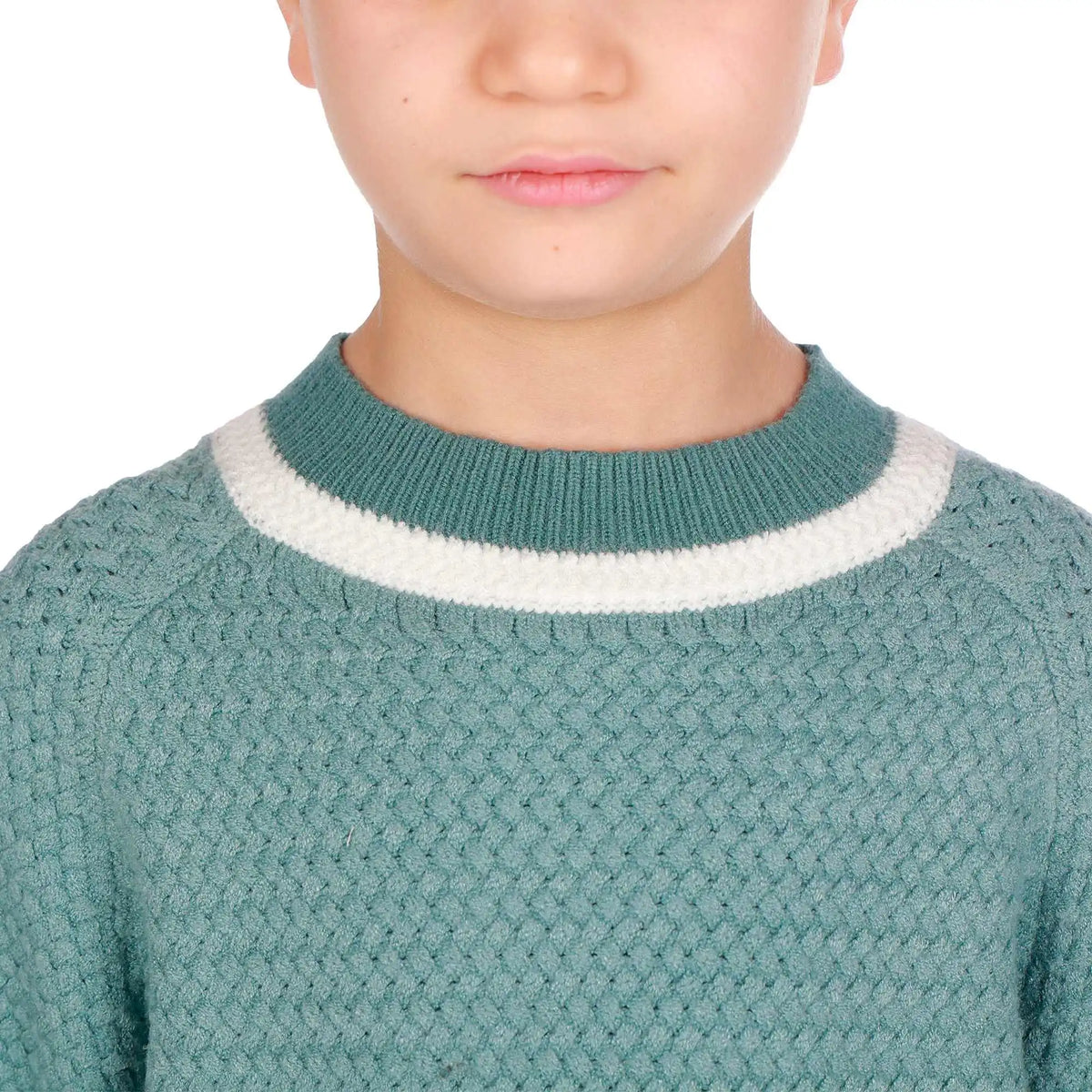 Color-Blocked Elegant Sweater For Boys