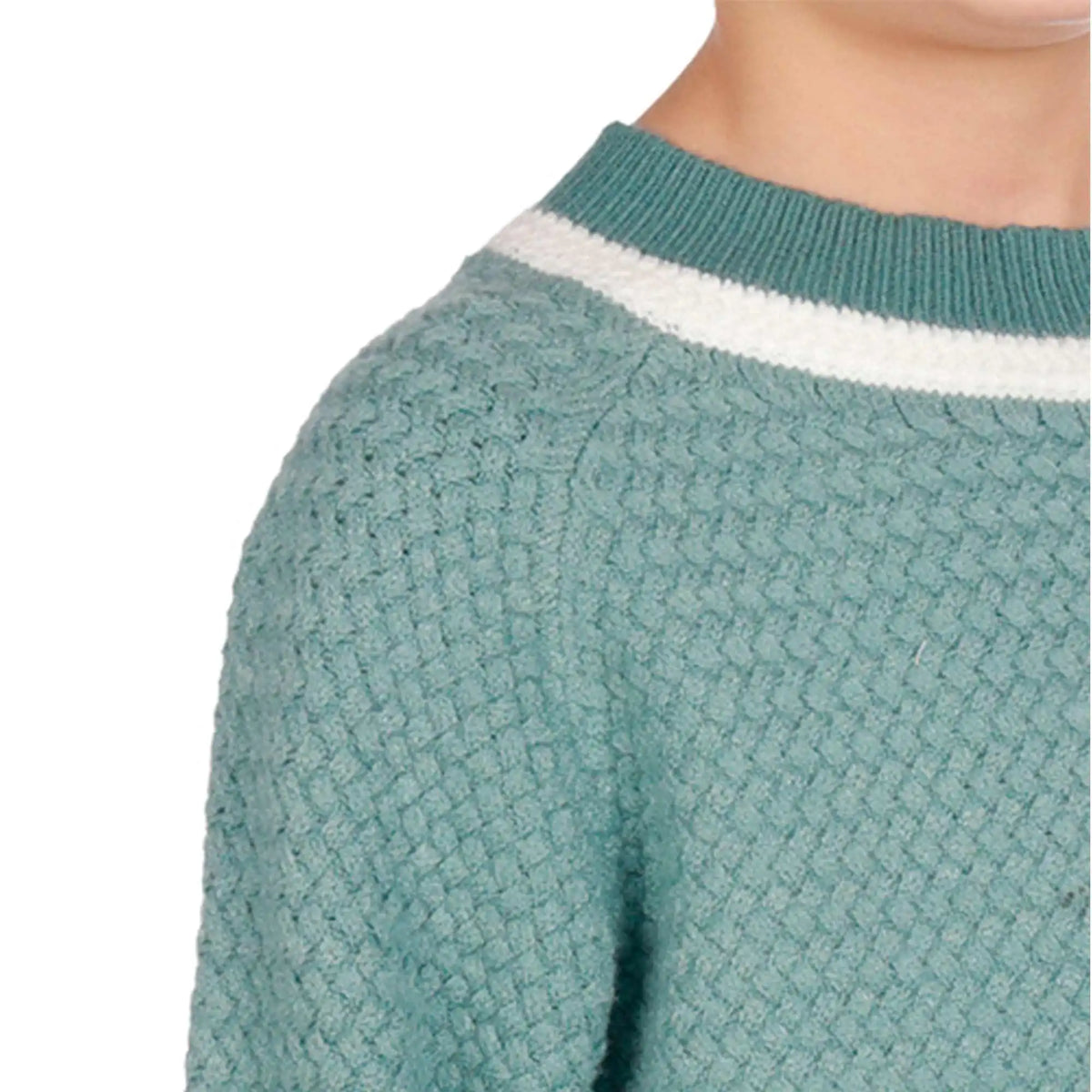 Color-Blocked Elegant Sweater For Boys