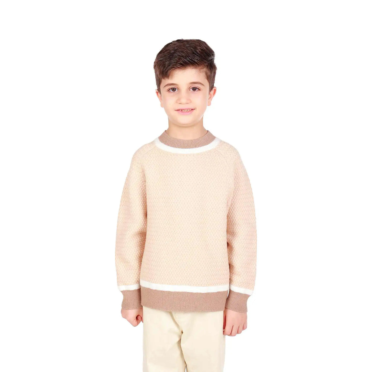 Color-Blocked Elegant Sweater For Boys