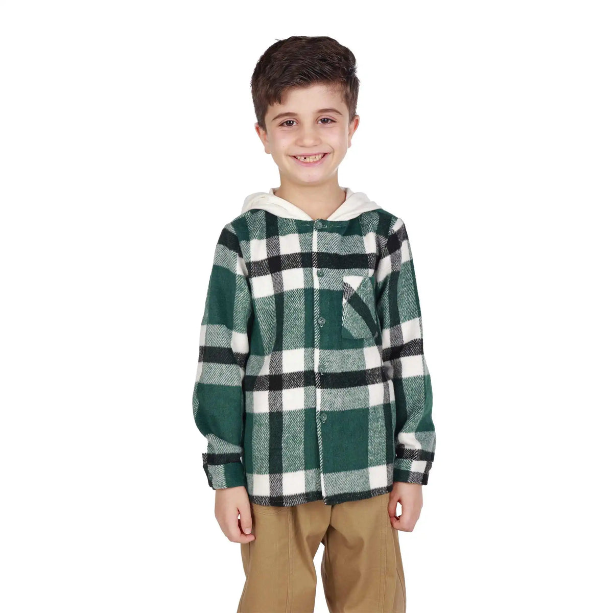 checked elegant shirt for boys image