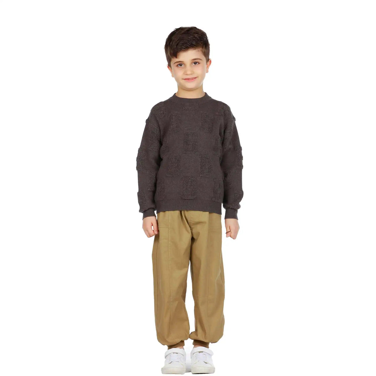 ankle tied elegant pants for boys image