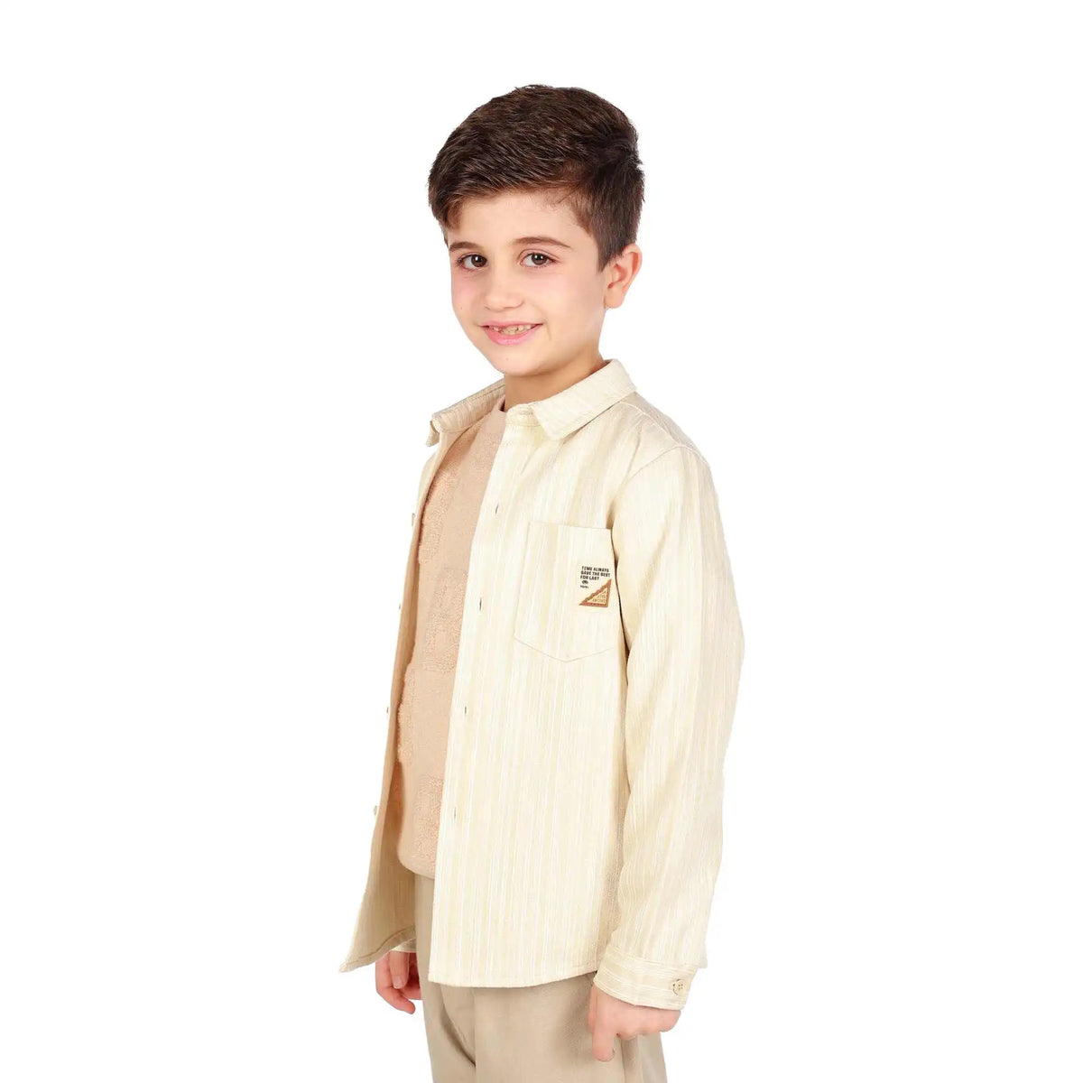 Striped Elegant Shirt For Boys Image