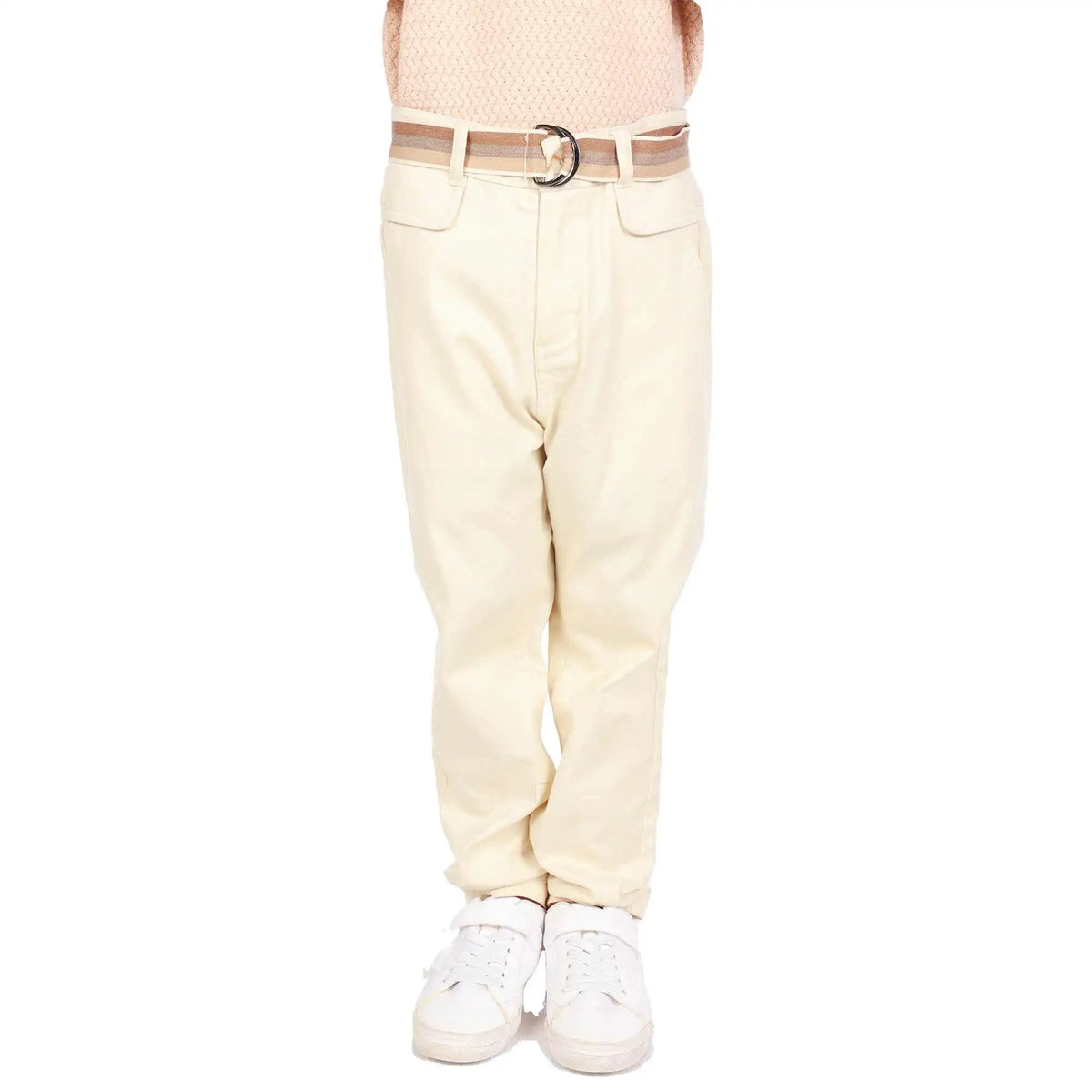 Skinny Elegant Pants For Boys 100 | 3Y Beige 100 | 3Y,60,52,40,64 Image