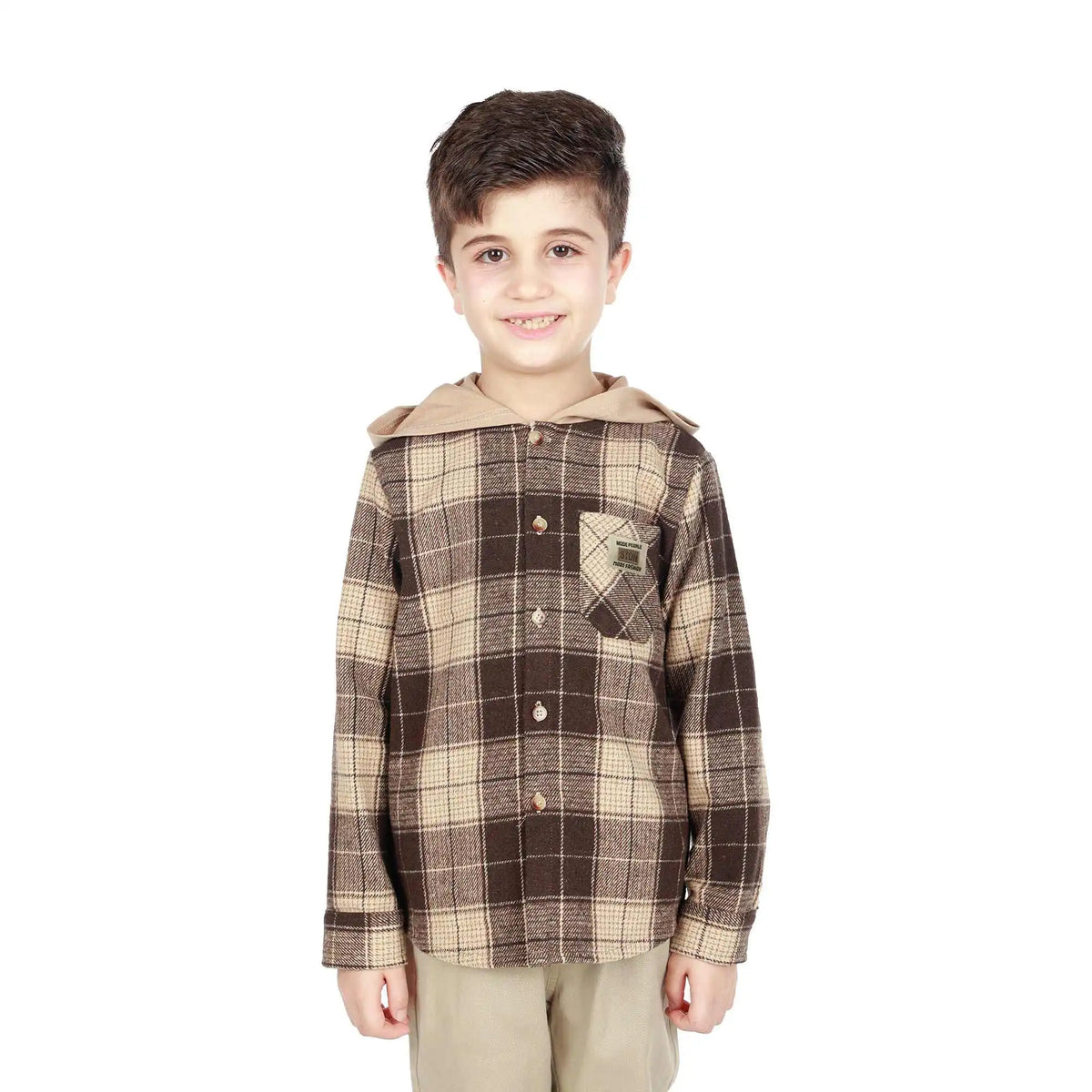 checked elegant shirt for boys image