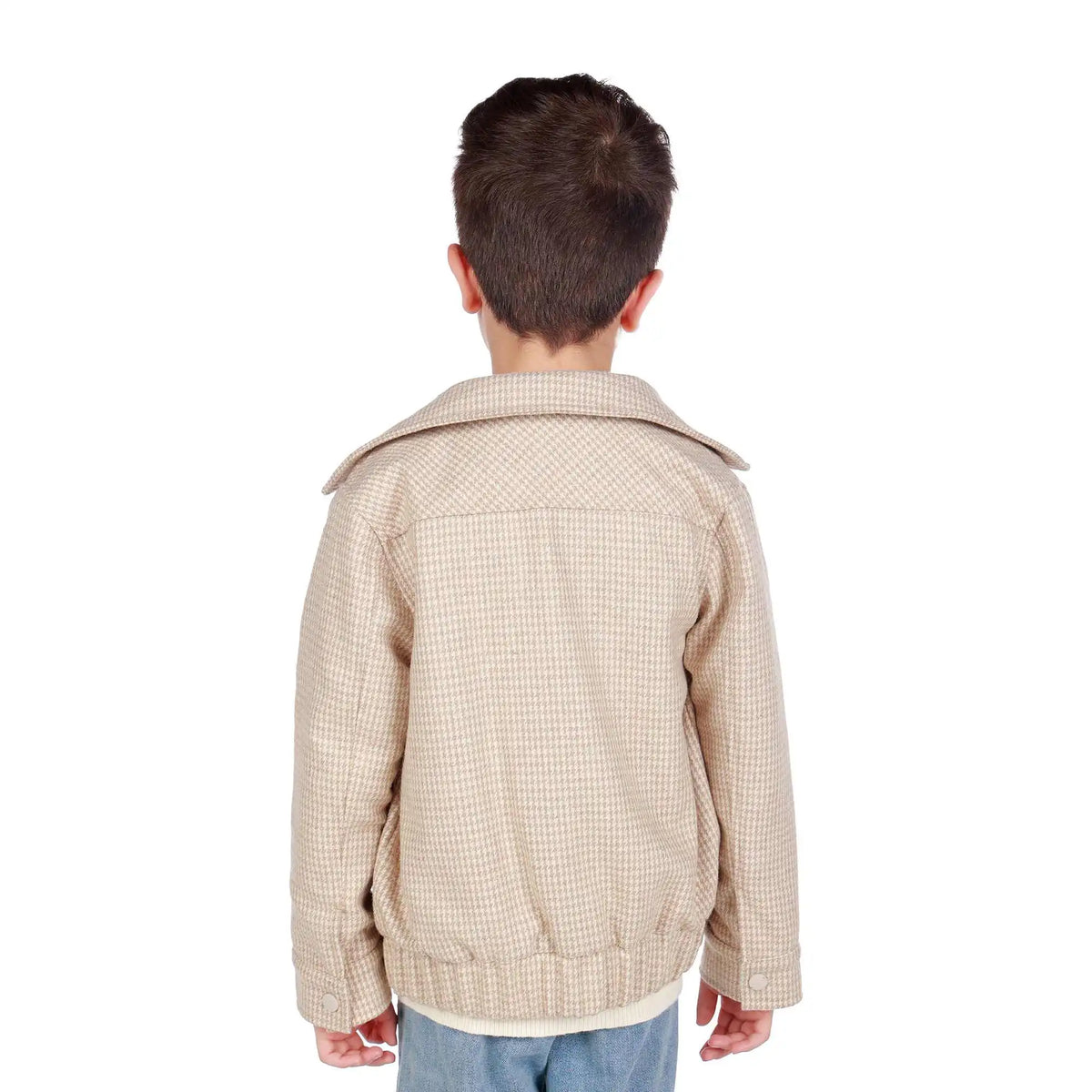 Checked Elegant Jacket For Boys