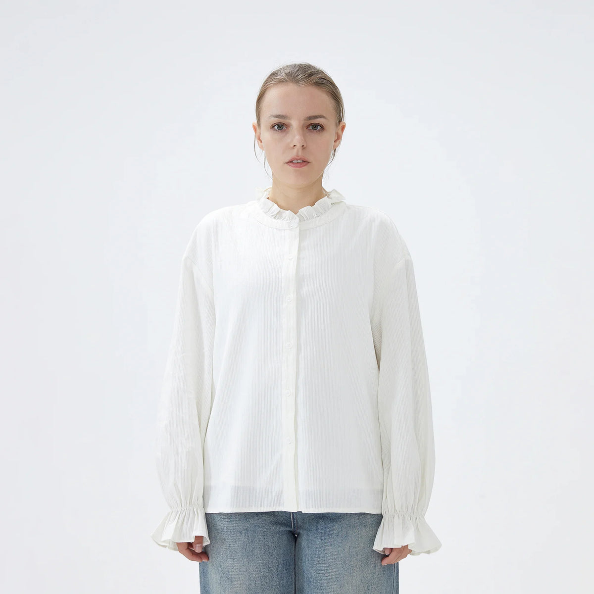 Plain Casual Shirt For Women