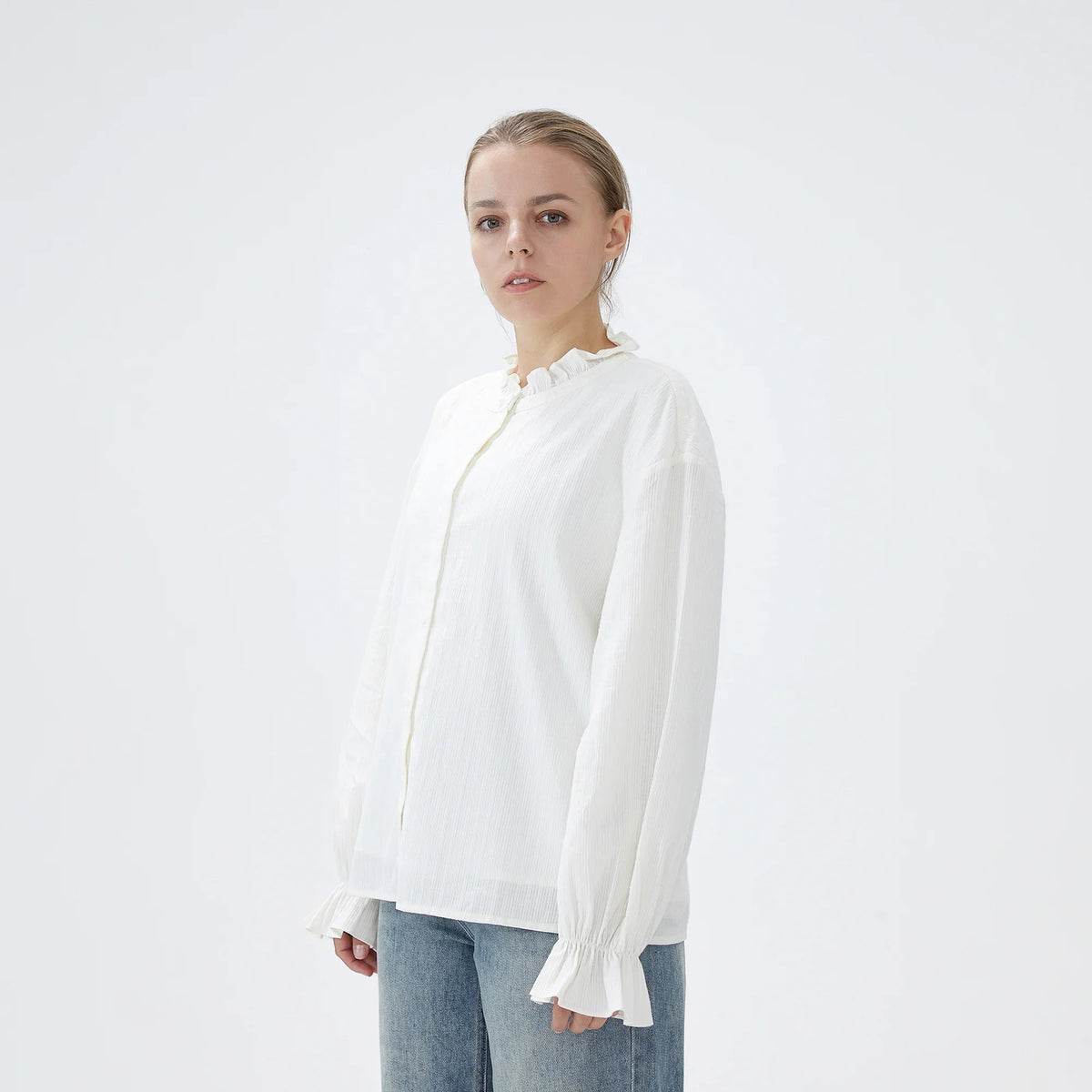 Plain Casual Shirt For Women