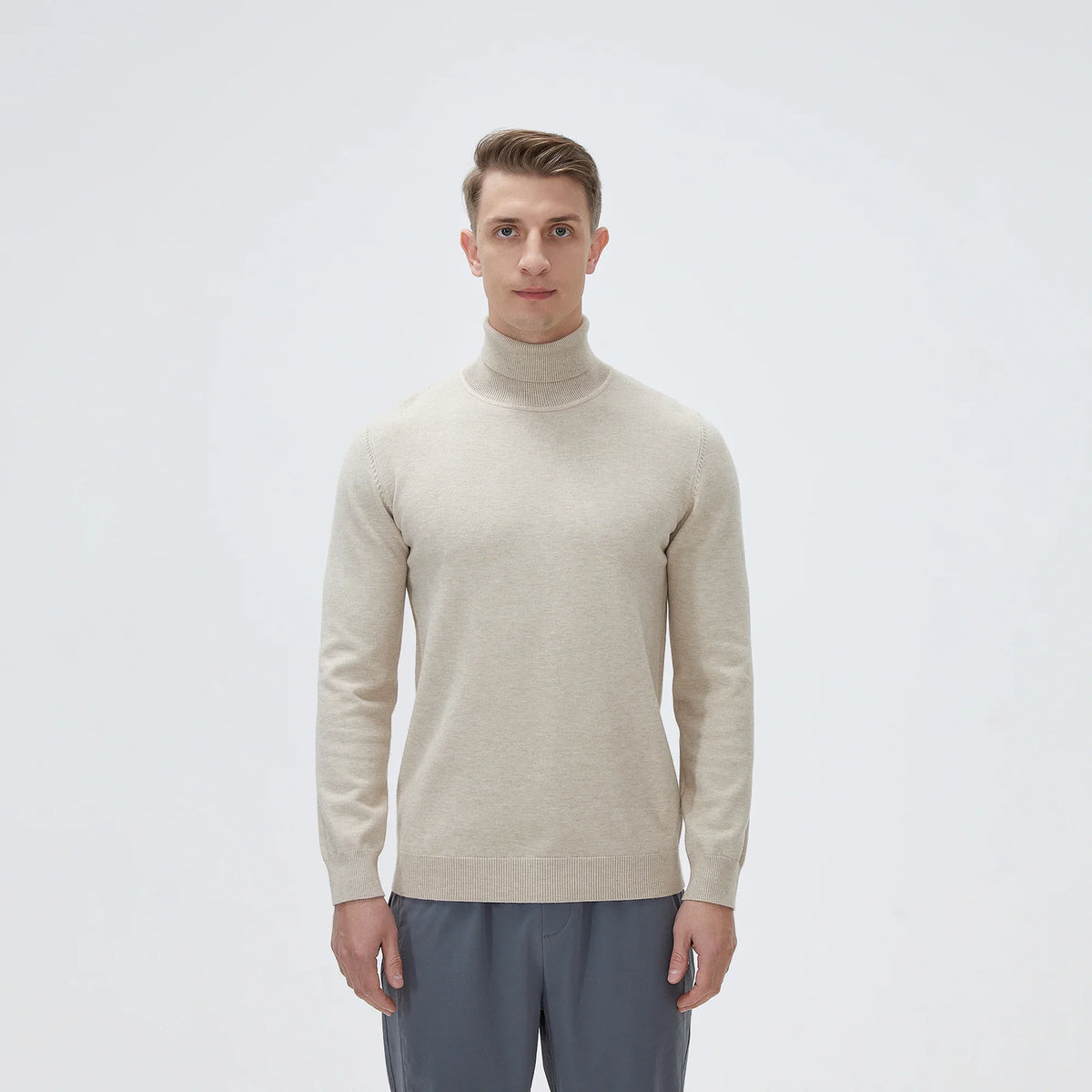 Plain Casual Sweater For Men