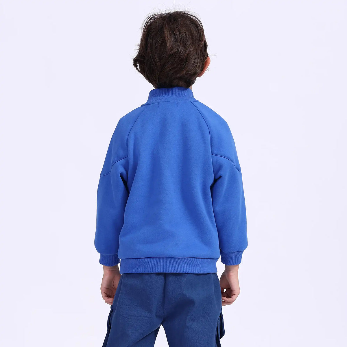 Plain Casual Pullover For Boys Image