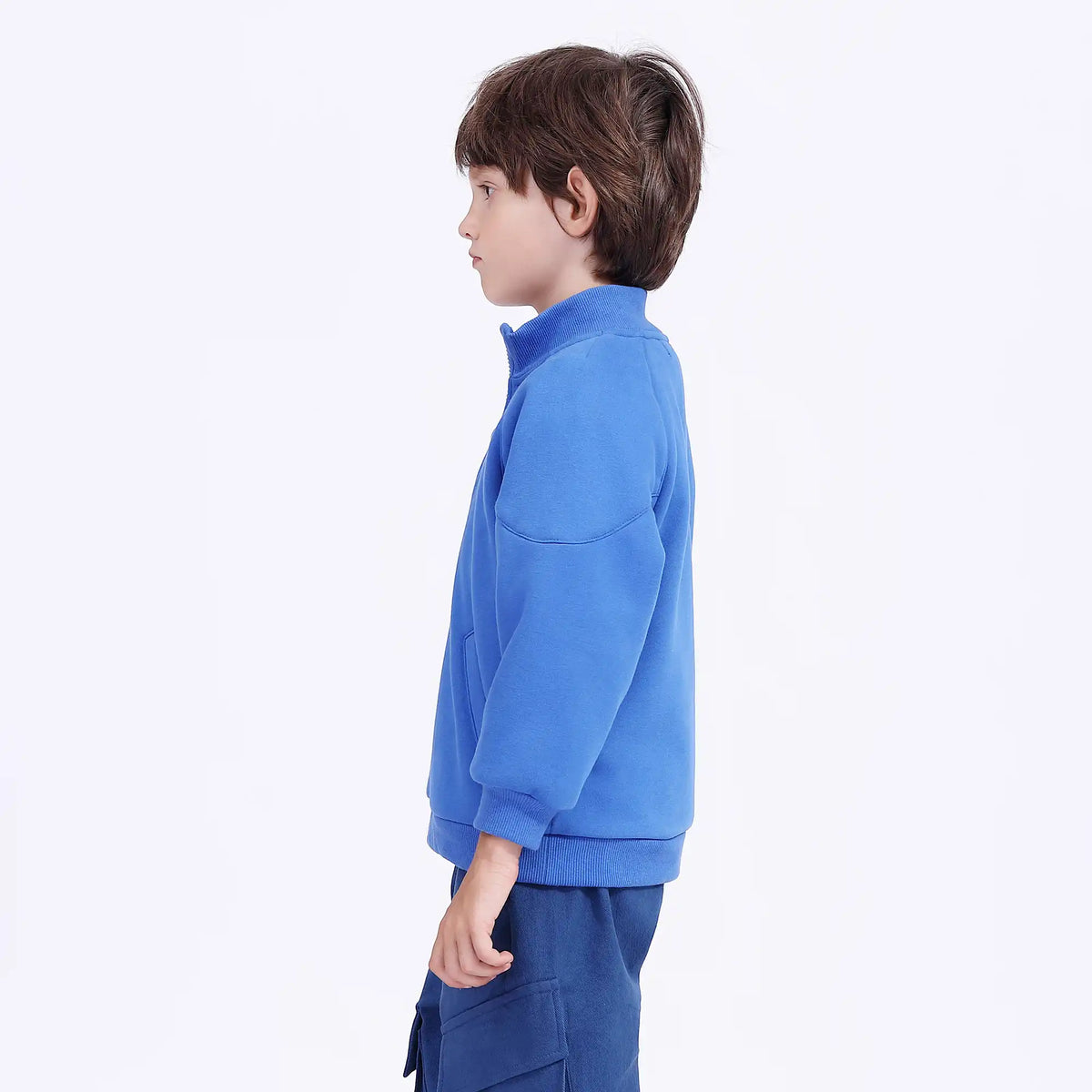 Plain Casual Pullover For Boys Image