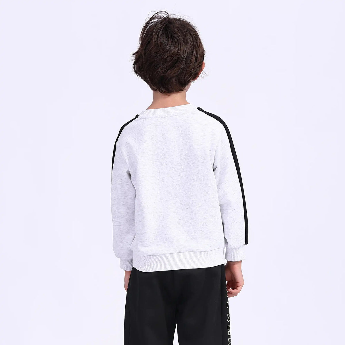 Color-Blocked Casual Pullover For Boys Image