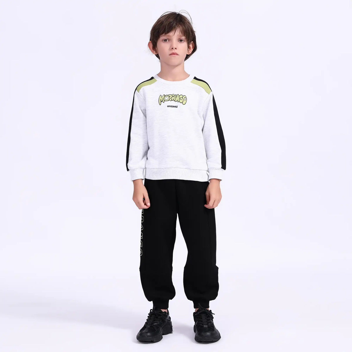 Color-Blocked Casual Pullover For Boys Image