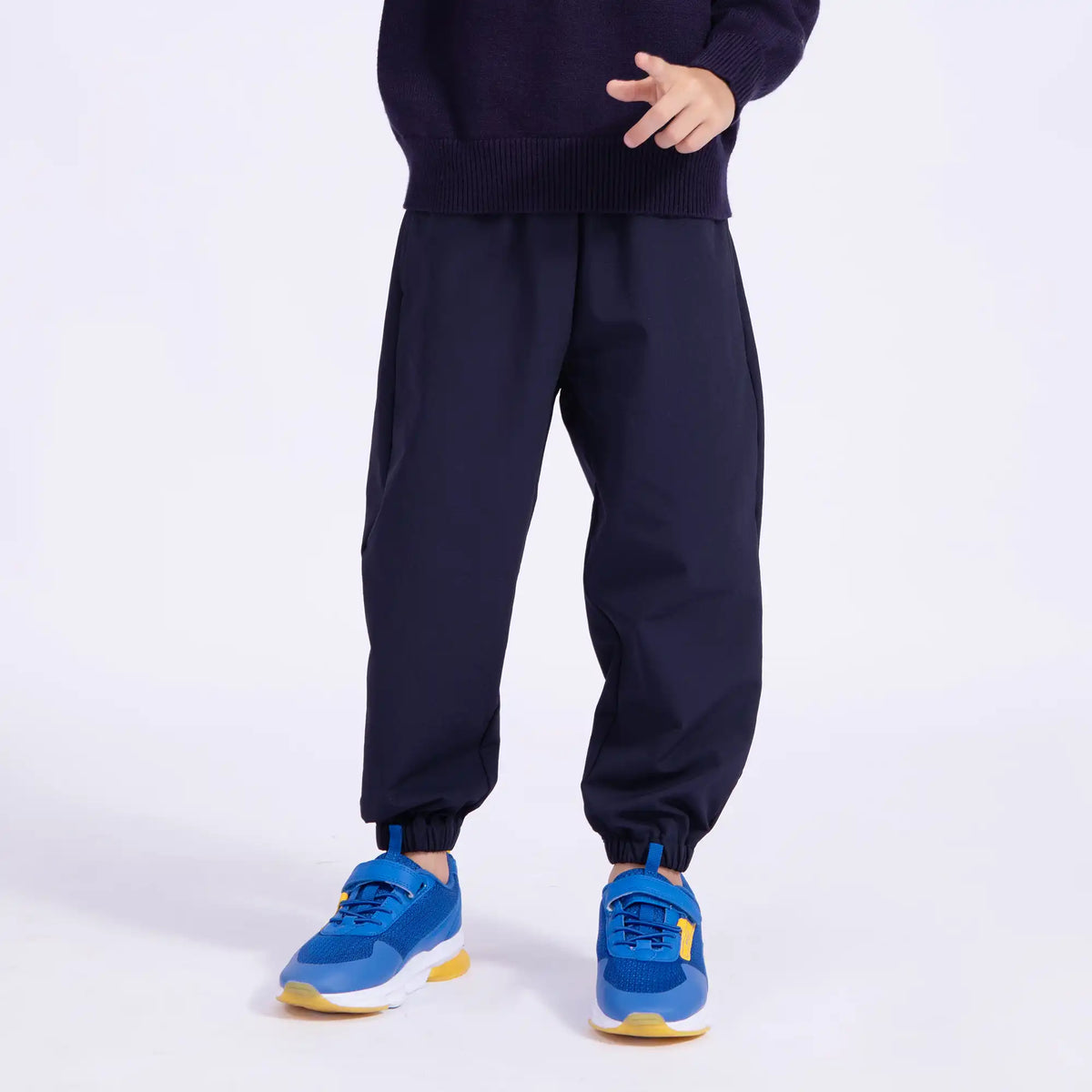 ankle tied casual pants for boys image