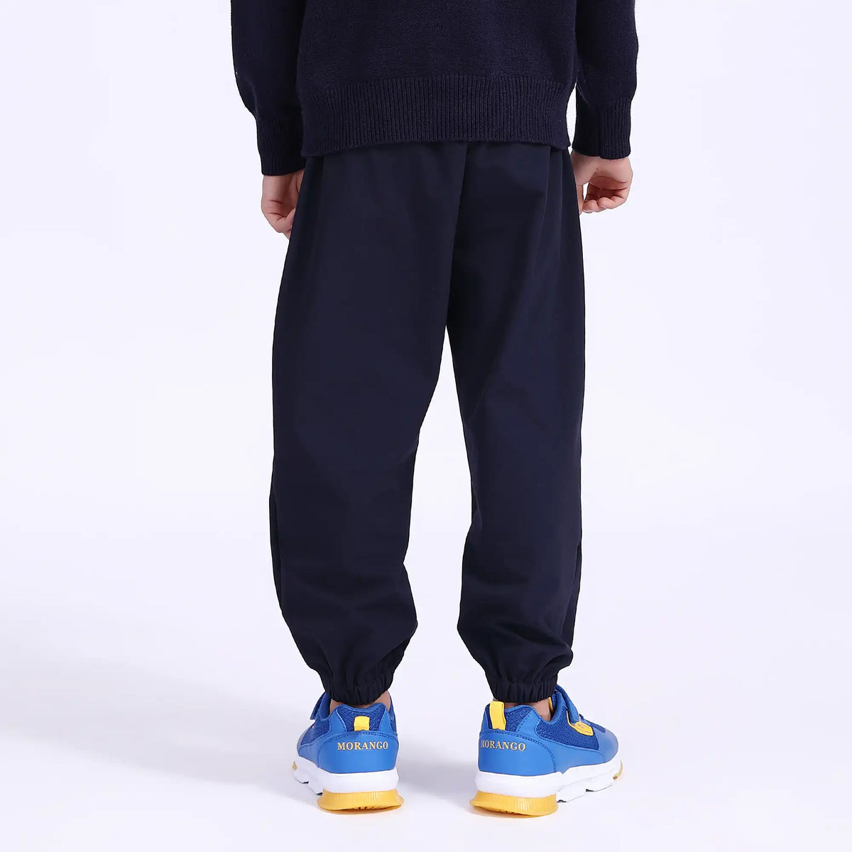 ankle tied casual pants for boys image