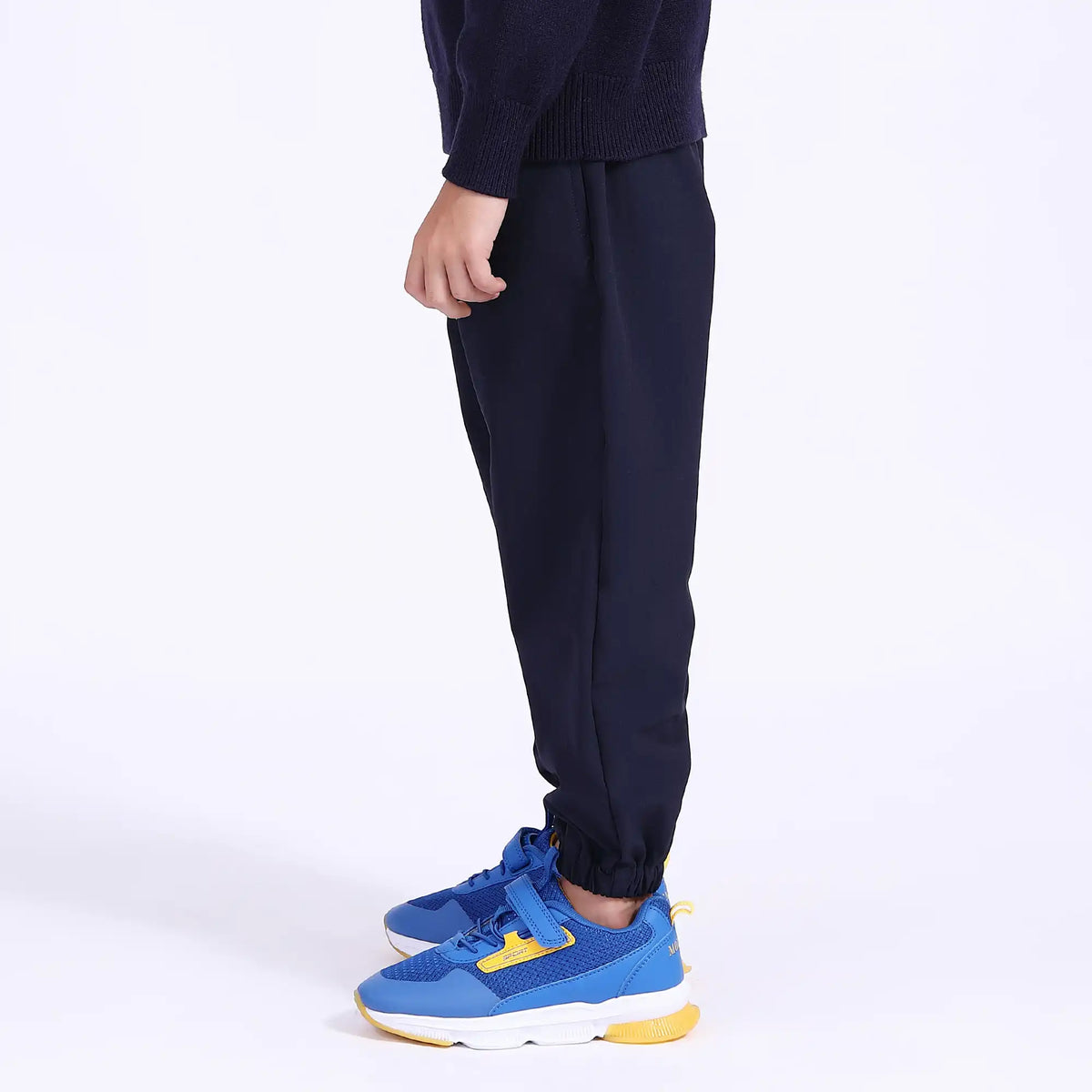 ankle tied casual pants for boys image