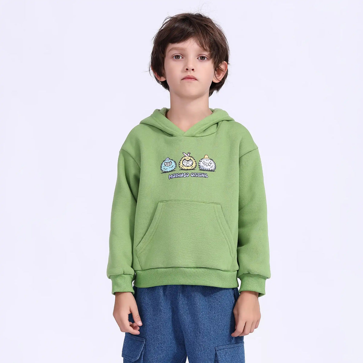 Printed Casual Pullover For Boys 100 | 3Y Green 100 | 3Y,38.5,75,30.8, Image