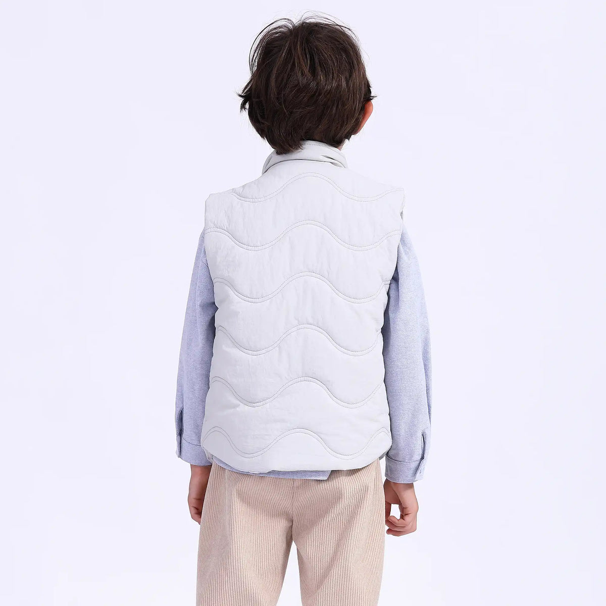 Plain Casual Waistcoat For Boys