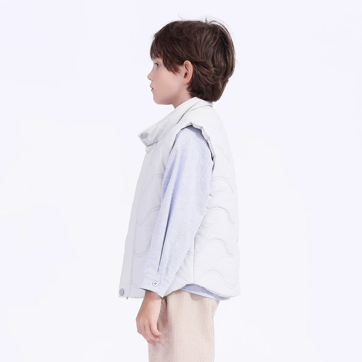 Plain Casual Waistcoat For Boys