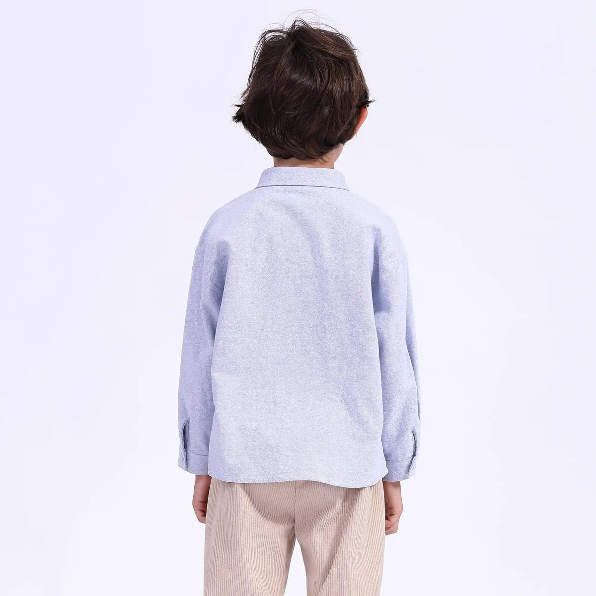 Solid Casual Shirt For Boys Image