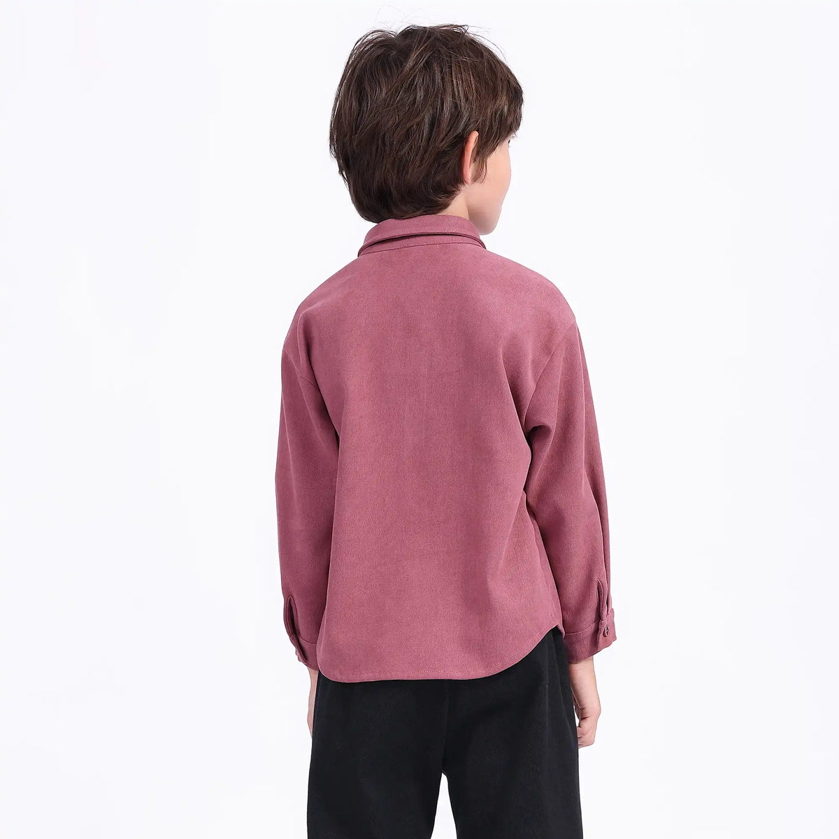 Plain Casual Blouse For Boys Image