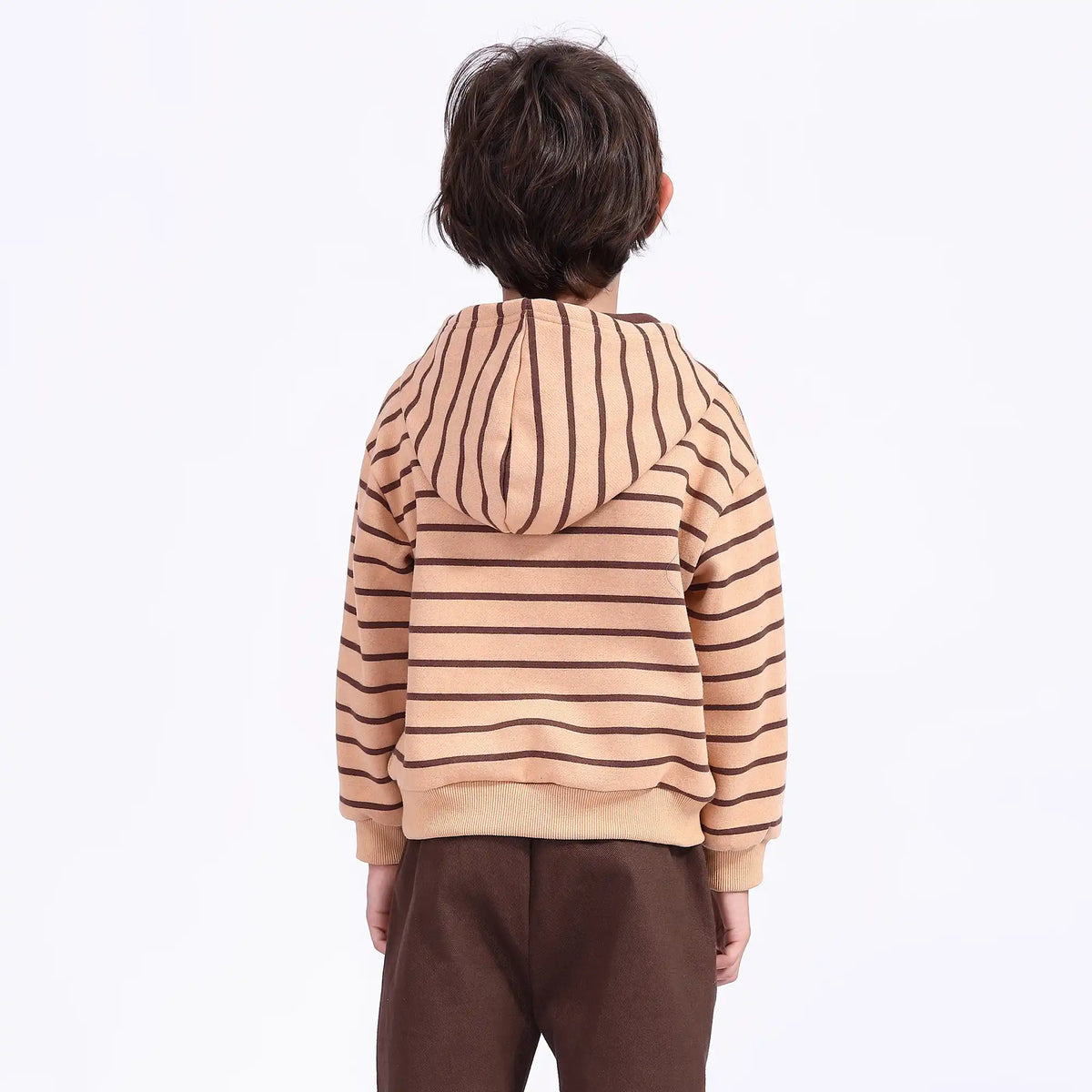 Striped Casual Pullover For Boys Image