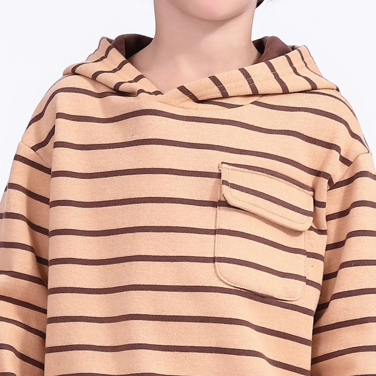 Striped Casual Pullover For Boys Image