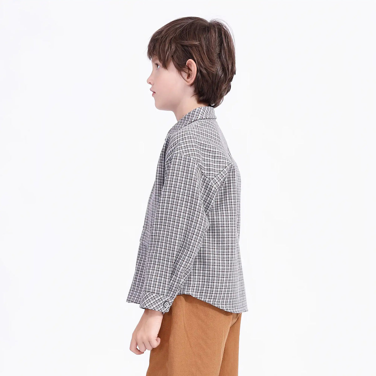 Checked Casual Shirt For Boys Image