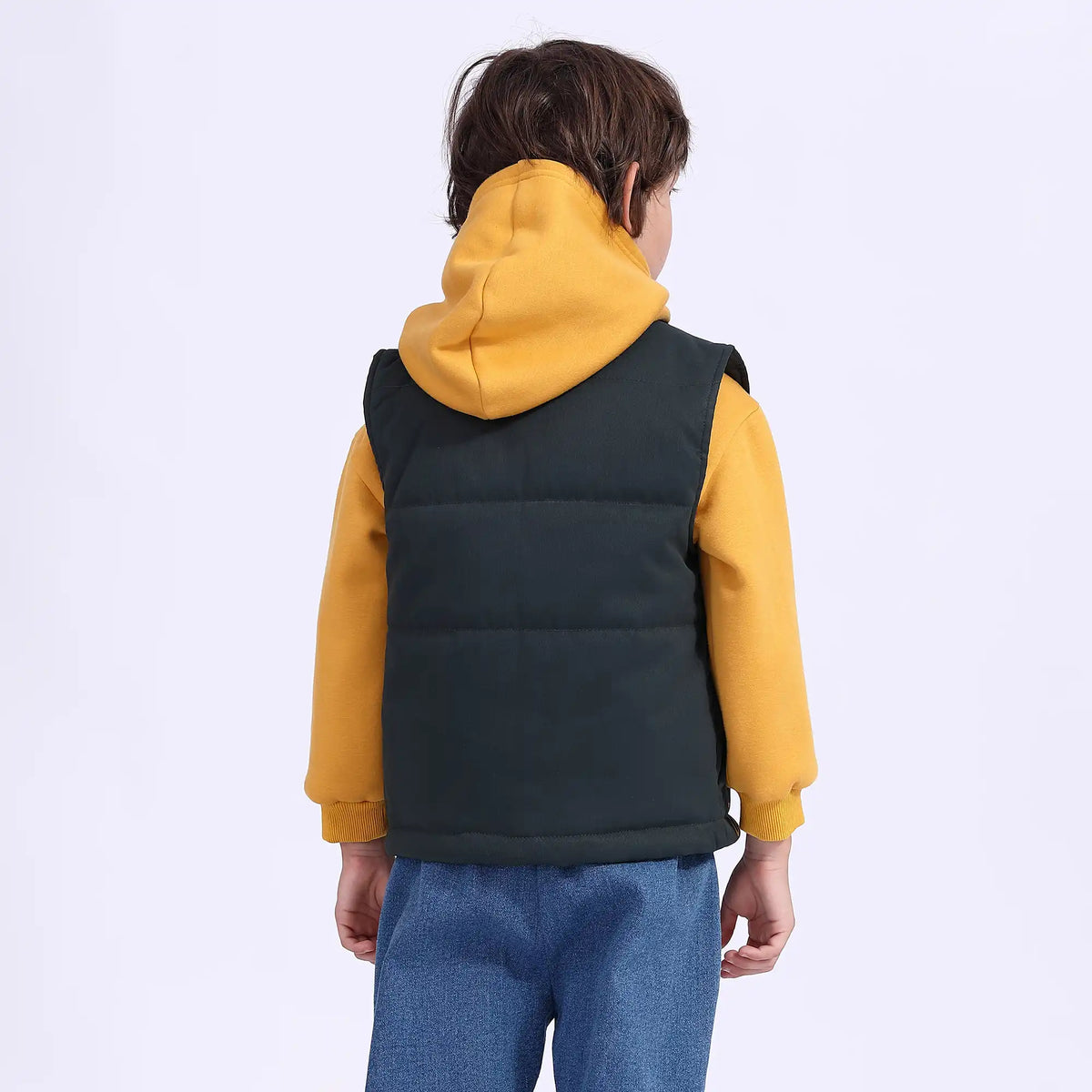 Printed Casual Waistcoat For Boys Image