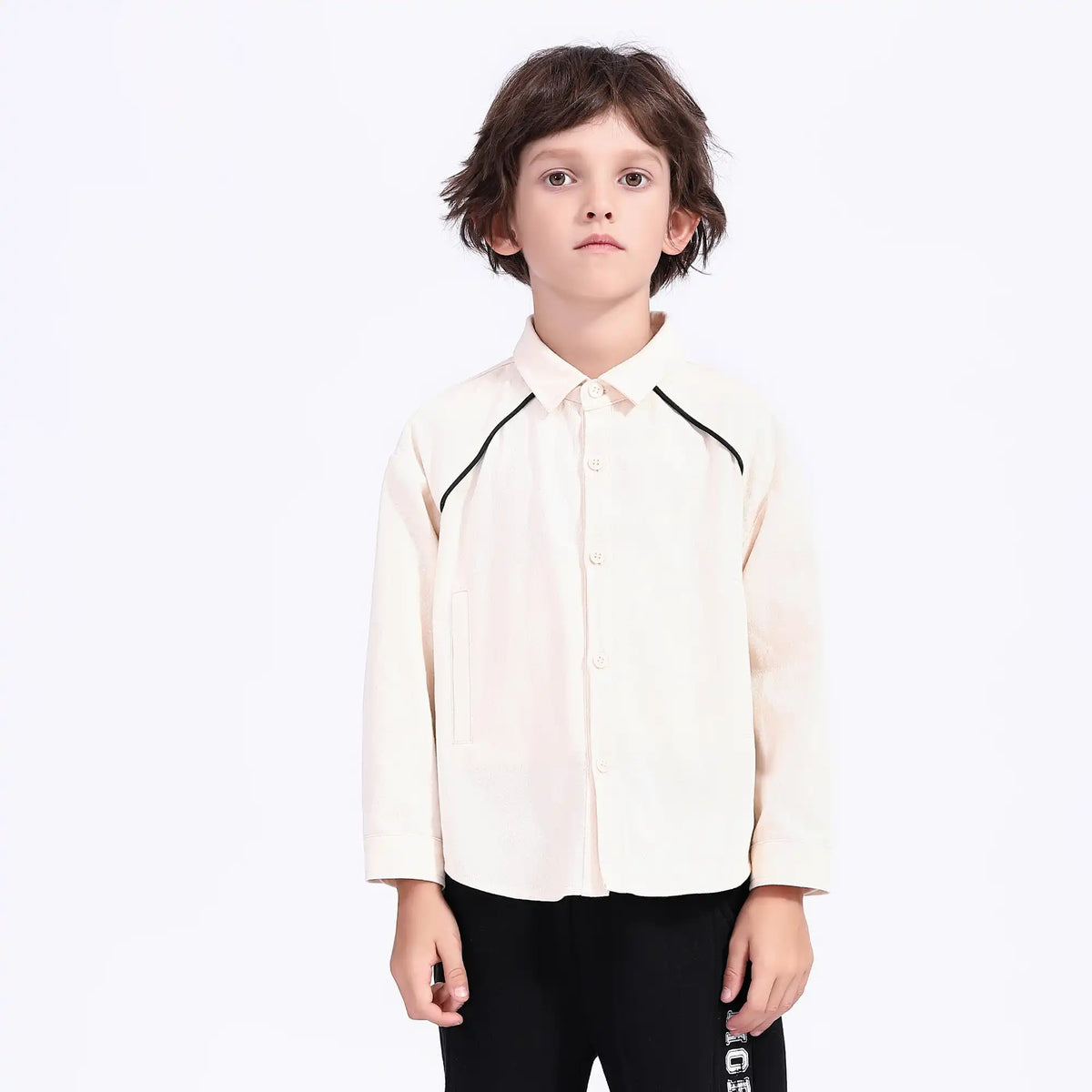 Printed Casual Shirt For Boys 100 | 3Y Beige 100 | 3Y,41,71,29.8, Image