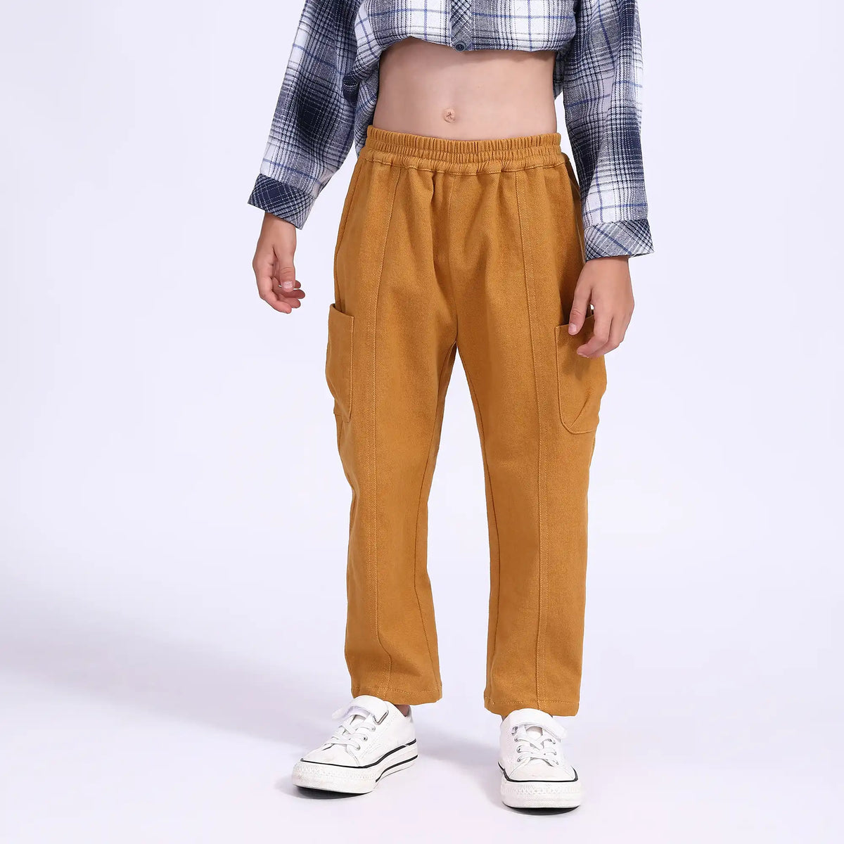 Ordinary Casual Pants For Boys 100 | 3Y Ginger 100 | 3Y,57,46,45.2,75 Image