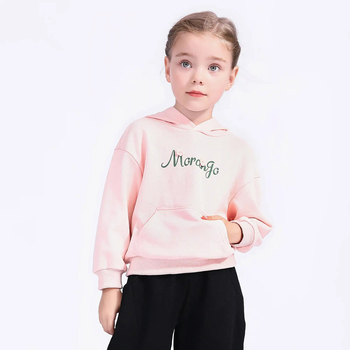 printed casual pullover for girls image