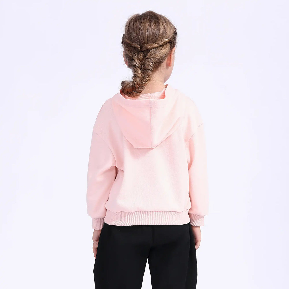 printed casual pullover for girls image