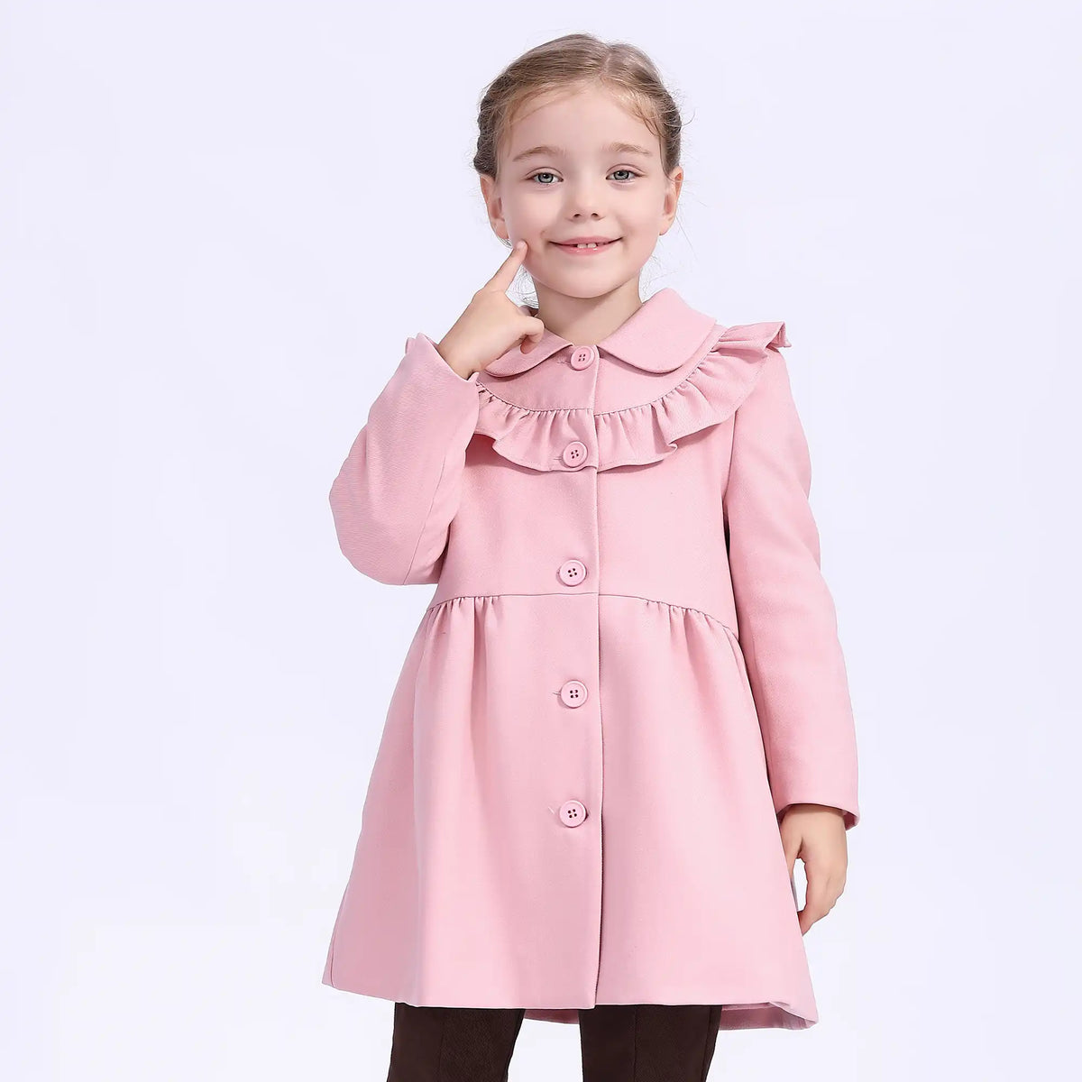 plain casual jacket for girls image