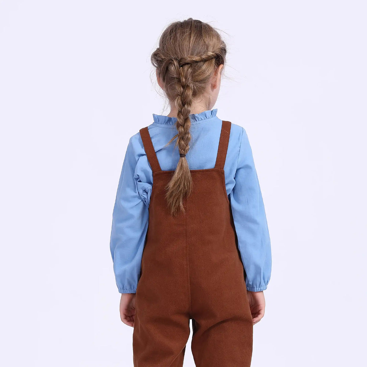 Plain Casual Overalls For Girls Image