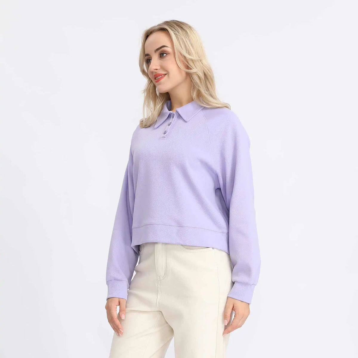 Plain Fashion Pullover For Women Image