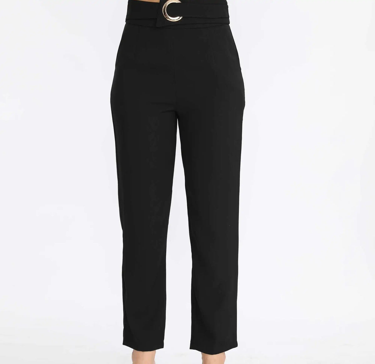 Straight-Leg Fashion Pants For Women 27 Black 27,102,70,56,94 Image