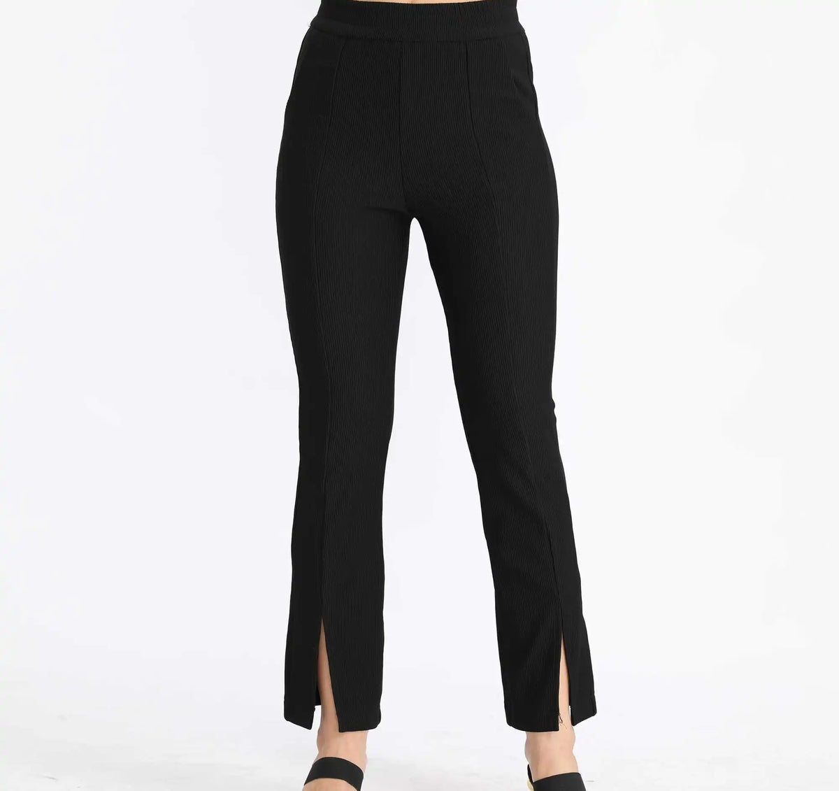 Bell-Bottom Fashion Pants For Women 28 Black 28,101.5,69.5,53.9,89.5 Image