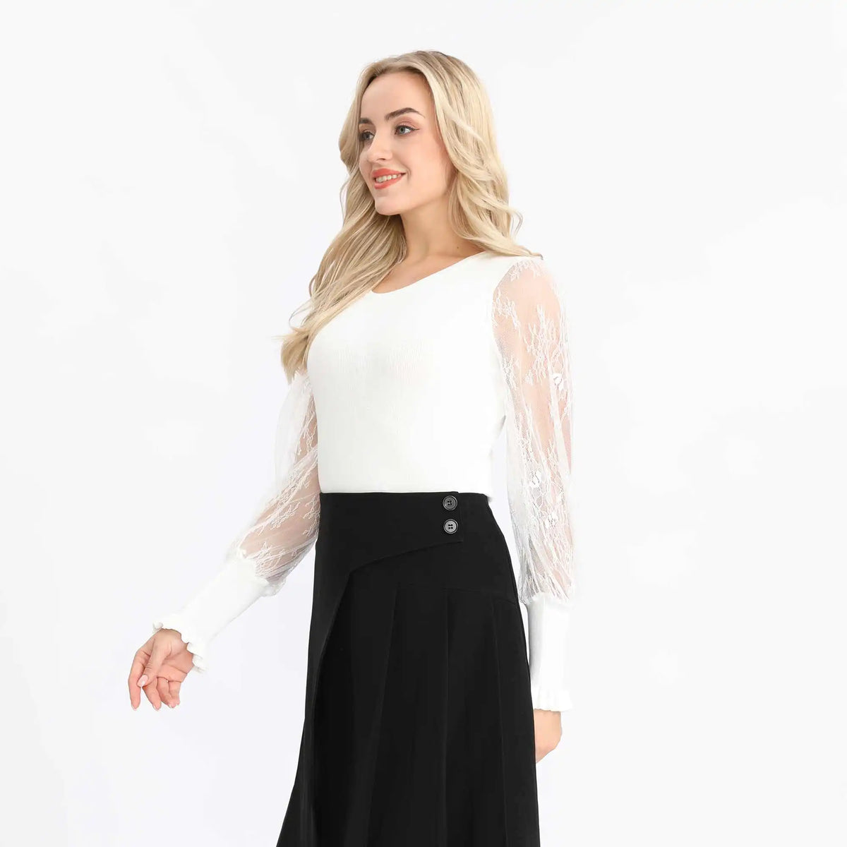 Laced Fashion Blouse For Women