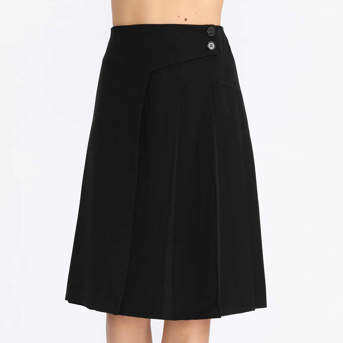 Skater Fashion Skirt For Women S Black S,70,67,,93 Image