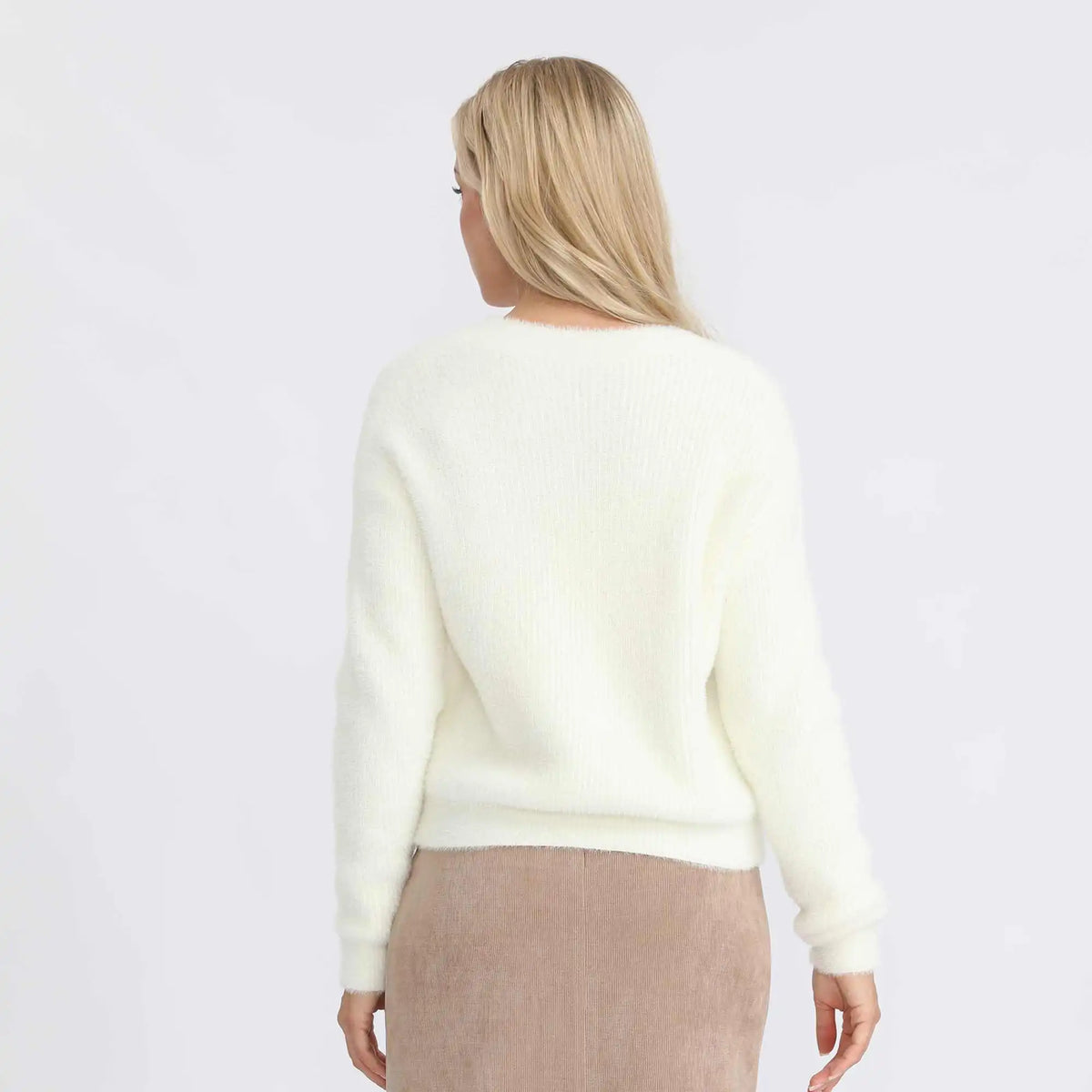 Plain Fashion Sweater For Women