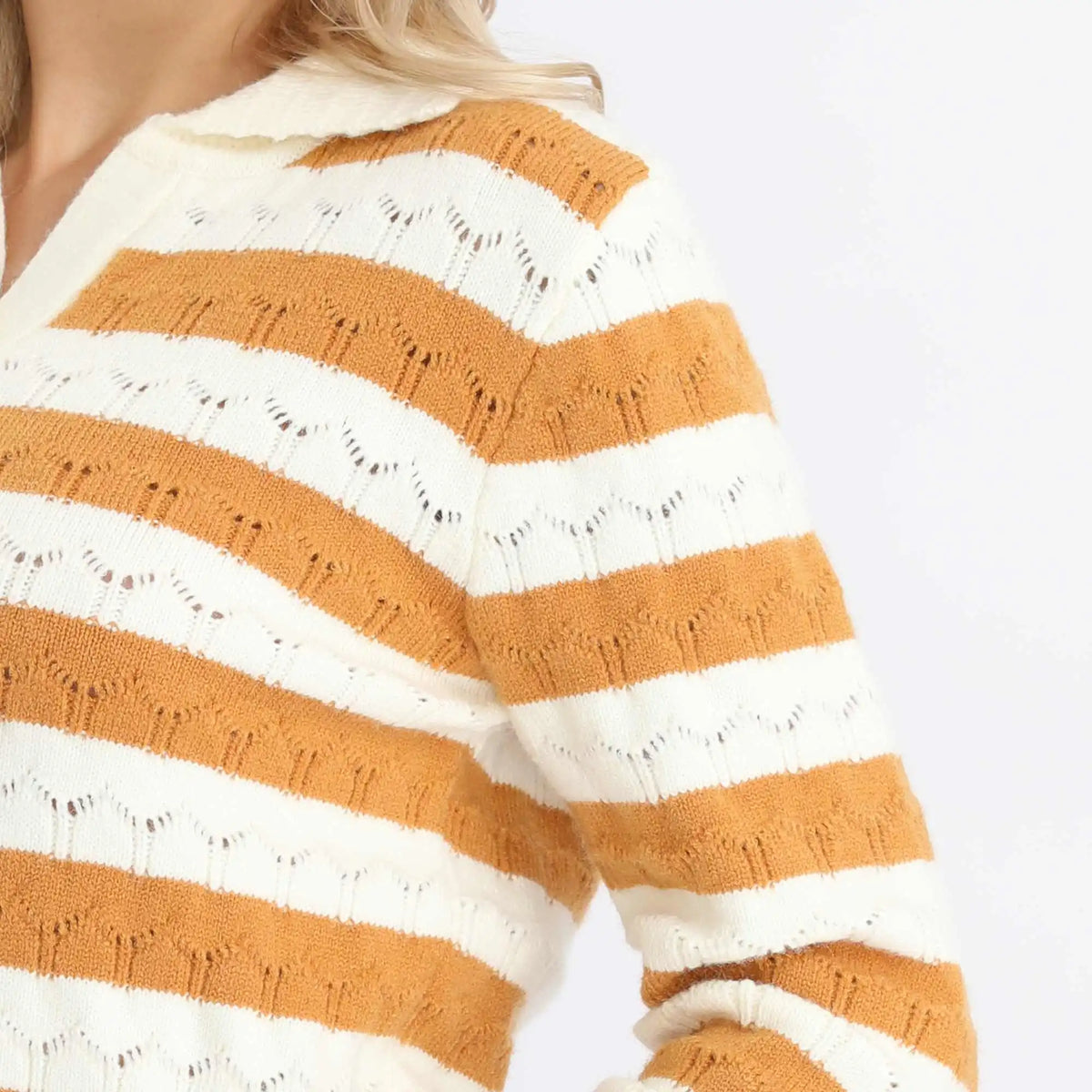 Striped Fashion Sweater For Women