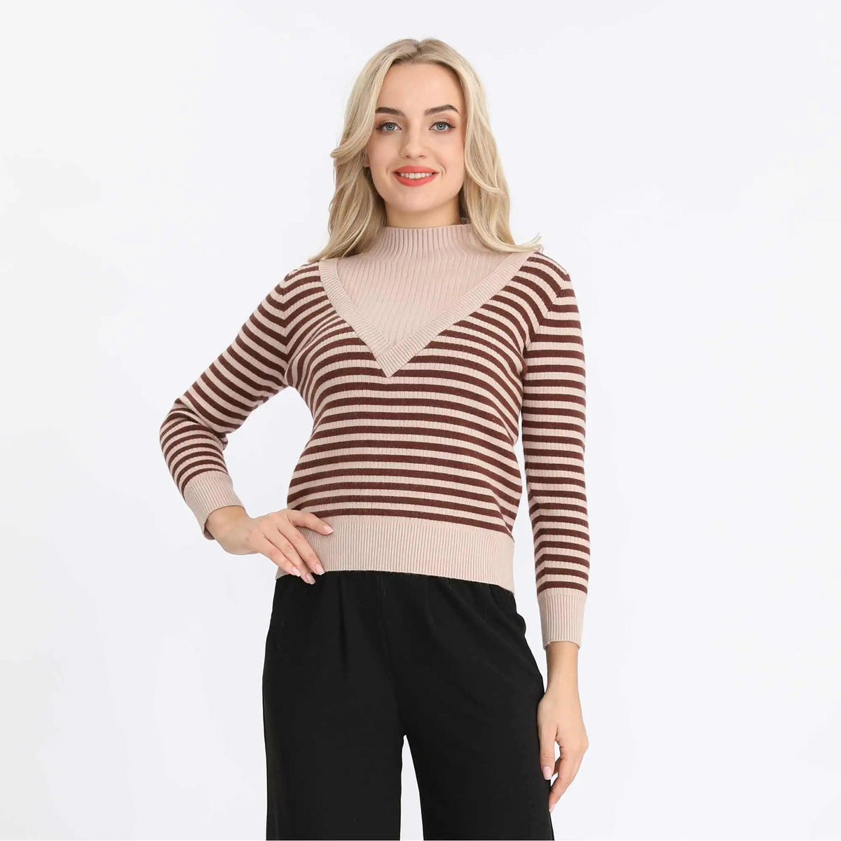 Striped Fashion Sweater For Women