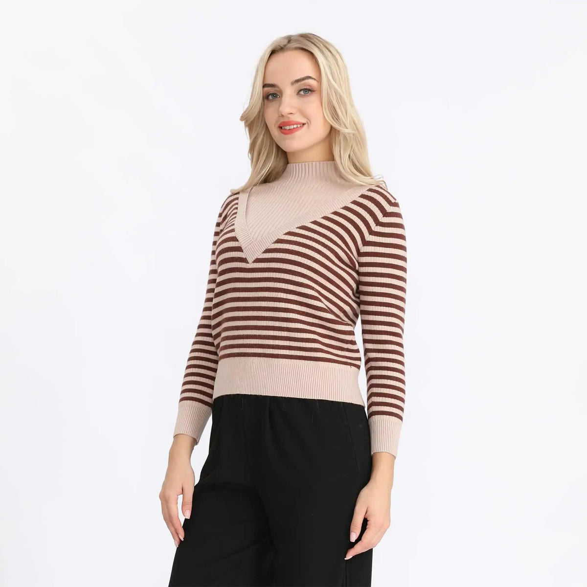 Striped Fashion Sweater For Women