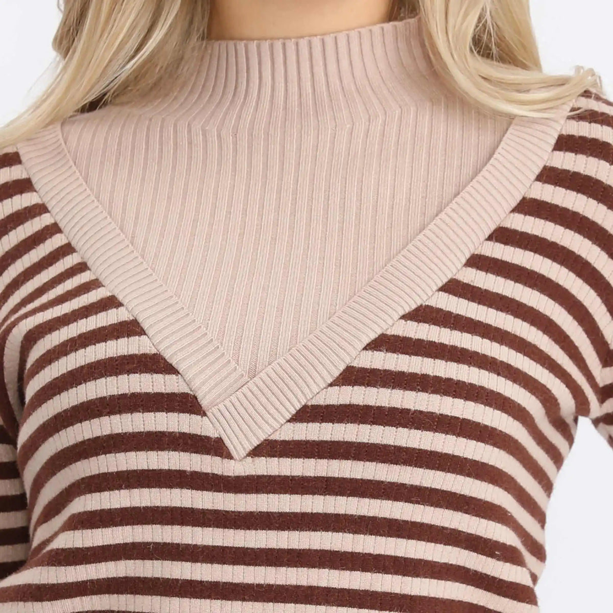 Striped Fashion Sweater For Women