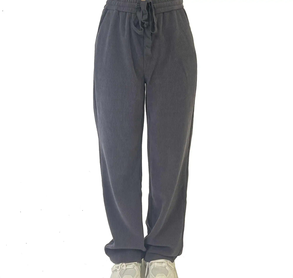 Wide-Leg Fashion Pants For Women 26 Dark Gray 26,102.5,63.5,60.8,97.5 Image