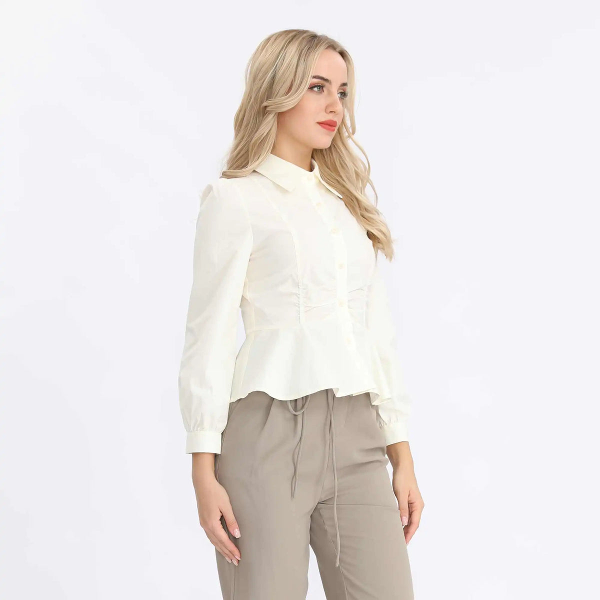 Plain Fashion Shirt For Women Image