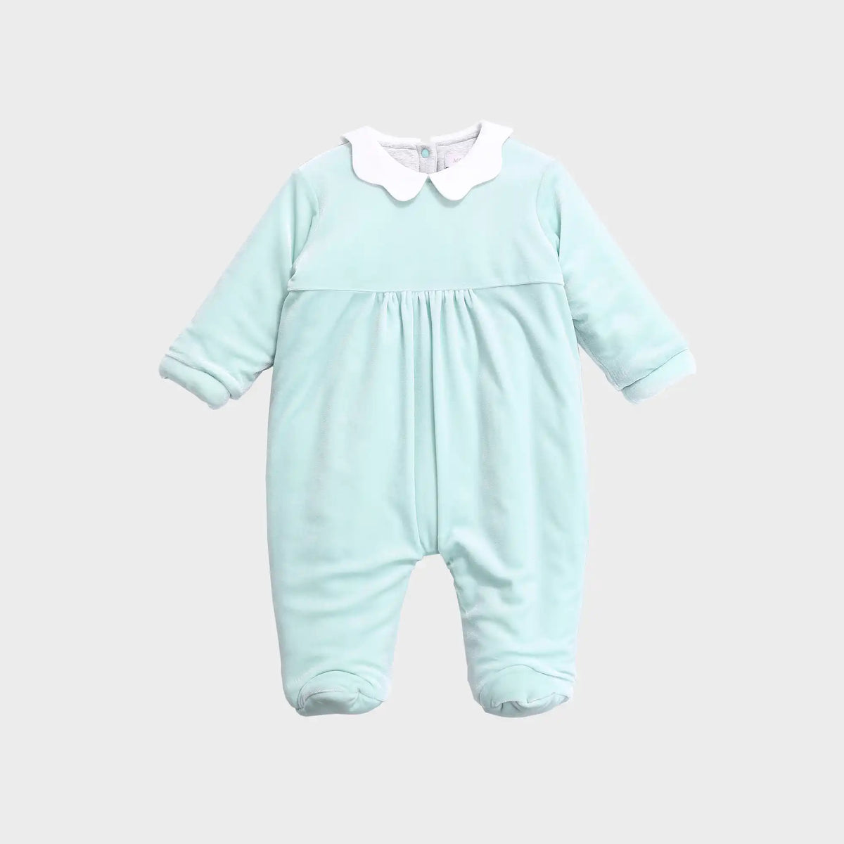 plain comfort romper for babies girls image