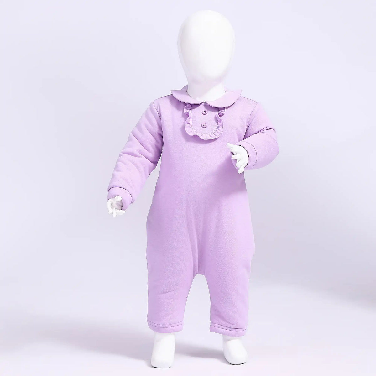 Plain Comfort Romper for Babies Girls 66 | 6-9M Purple 66 | 6-9M,56,58,25,,,66 Image