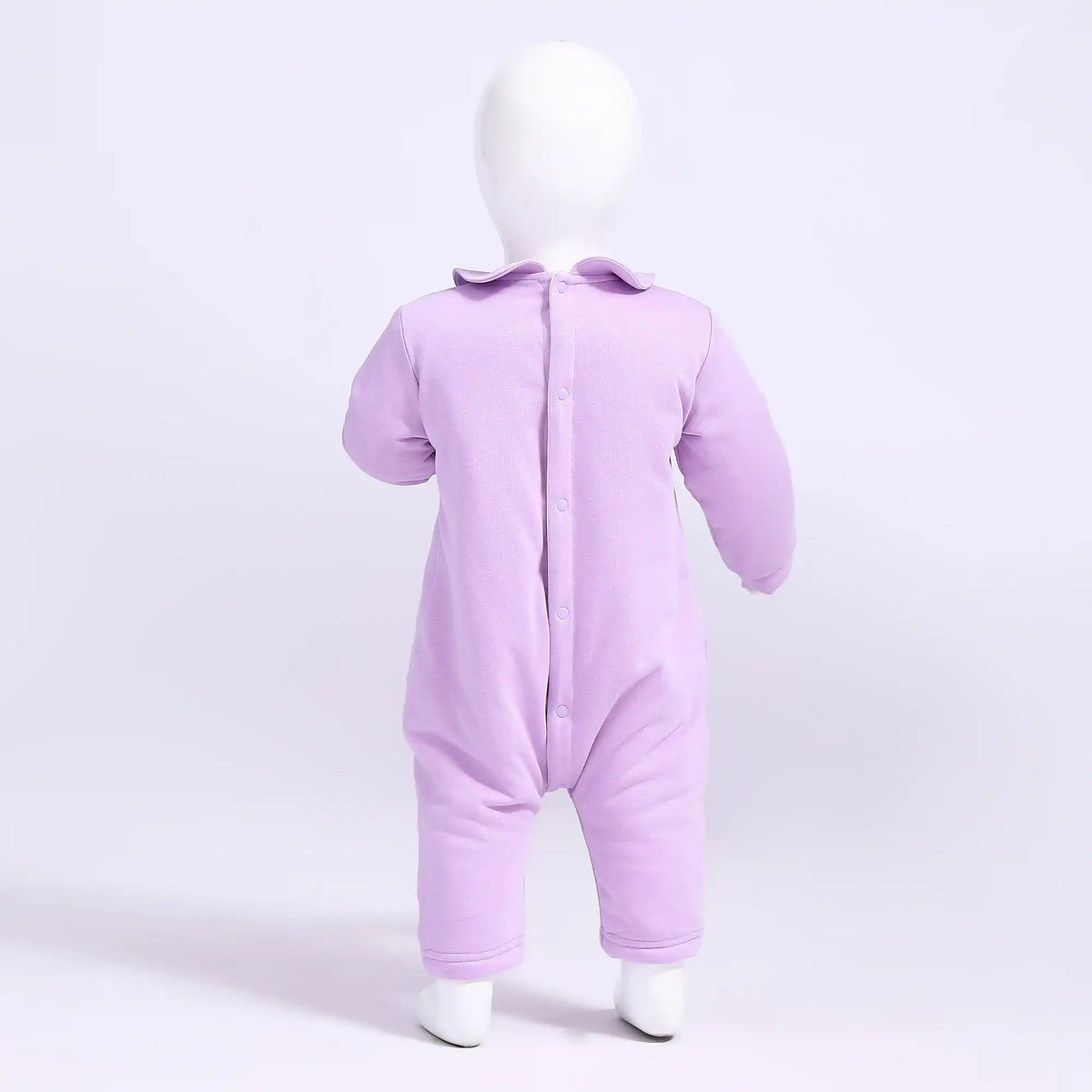 Plain Comfort Romper for Babies Girls Image