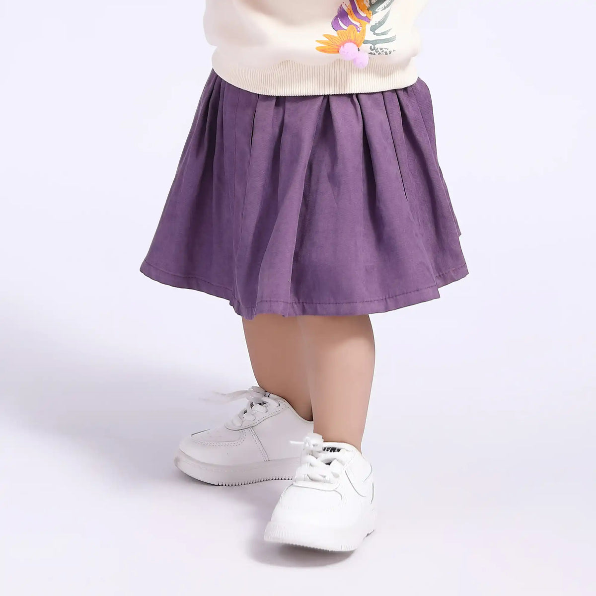 Skater Casual Skirt for Babies Girls